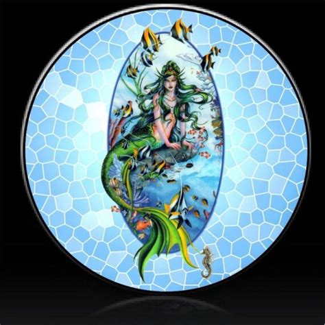 Mermaid The Voice Of Ocean Design Spare Tire Cover Jeep Tire Covers