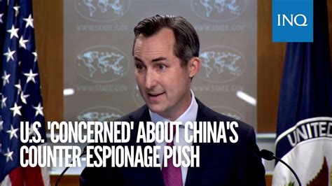 Us Concerned About China S Counter Espionage Push Youtube