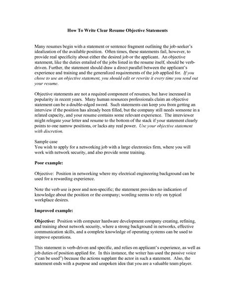 39+ Good resume objective statement examples That You Should Know