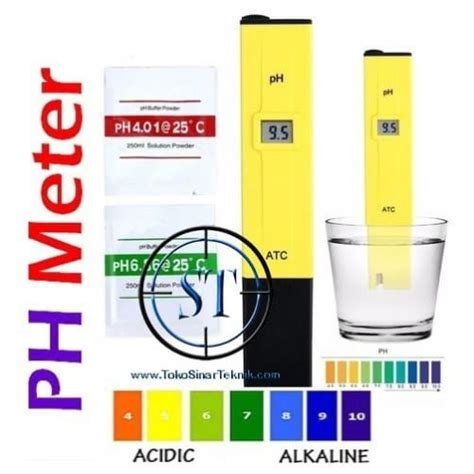 Jual Ph Meter With Atc Digital Tester Alat Ukur Air Asam Hidroponik Ph