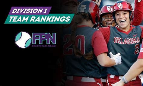 FPN 2018 Preseason NCAA DI Softball Rankings - Fastpitch Softball News ...