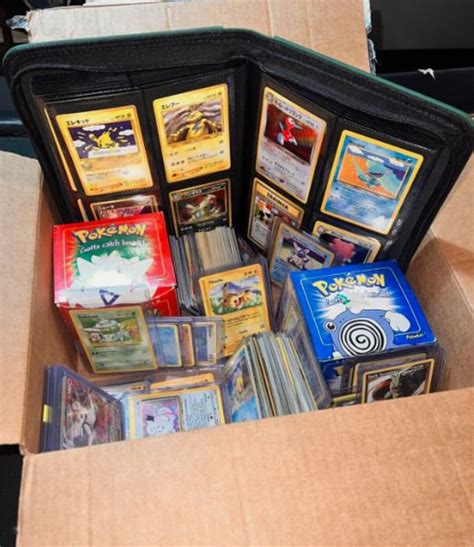 Vintage Box of Pokemon Cards Collection Lot Binder Wotc - Etsy