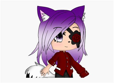 Galaxy Gacha Life Gacha Wallpapers Wolf Purple Galaxy Christmas Bad Images