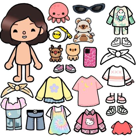 Jual Mainan Kertas Toca Boca Bp Bpan Paper Doll Viral Mainan Edukasi