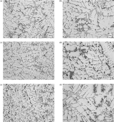 Microstructure Of T7 Heat Treated Samples Where A C And E