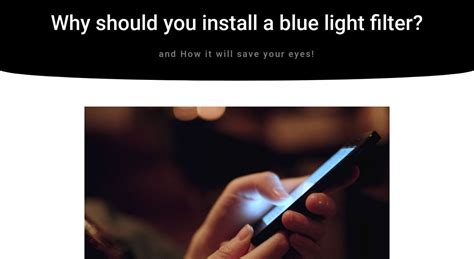 Why Should You Install A Blue Light Filter IrisTech