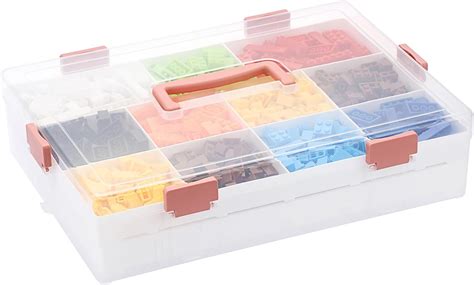 Amazon Btsky Clear Plastic Storage Box With Removable Trays