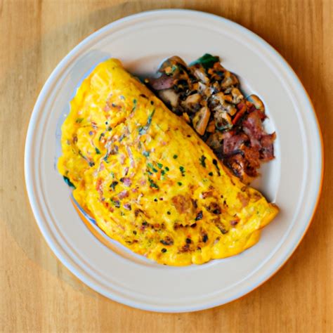 Bacon Mushroom Cheddar Omelette Recipe Omelette Recipes