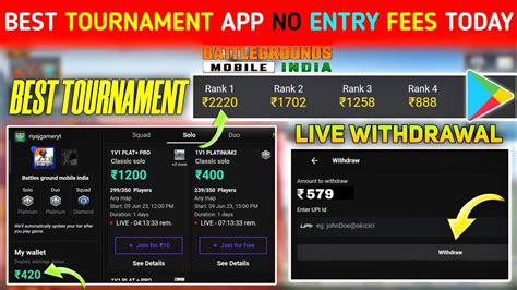 Gamer Broad App Se Paisa Kaise Kamaye 🤑 Best Free Tournament App For Bgmi Bgmi Tournament App