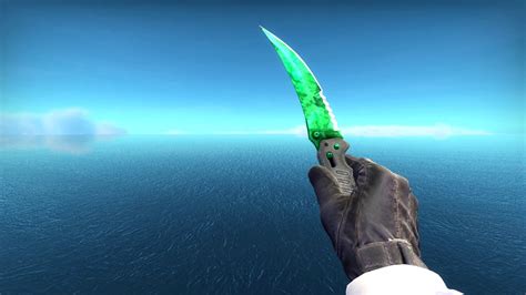 Cs Go Flip Knife Gamma Doppler Emerald Fn Unboxing Youtube