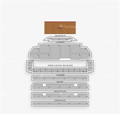 Fox Theatre Seating Chart With Seat Numbers Elcho Table