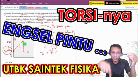 Prediksi Soal UTBK 2021 Saintek Fisika RESULTAN TORSI DINAMIKA ROTASI