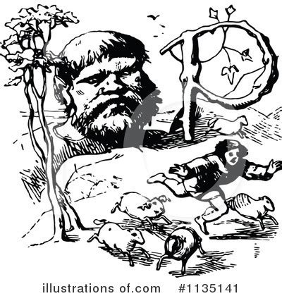 Jack The Giant Killer Clipart #1135141 - Illustration by Prawny Vintage