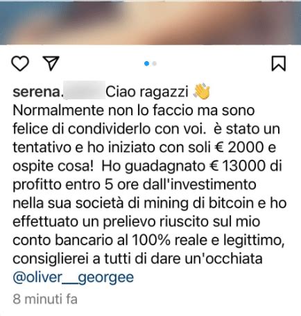 La Truffa Dei Bitcoin Su Instagram The Cryptonomist