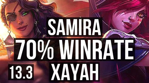 SAMIRA Rakan Vs XAYAH Pyke ADC Legendary Quadra 70 Winrate