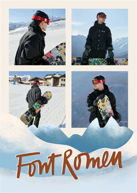 Font Romeu Winter Vacation Cards Send Real Postcards Online