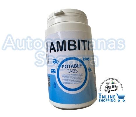 PASTILLAS AMBITI POTABILIZADORAS Autocaravanes Segarra