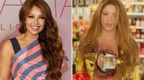 ¿thalía Llamó Patética A Shakira Supuesto Video Causa Polémica