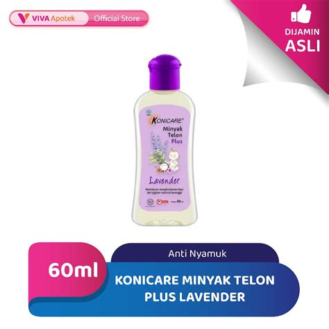 Jual Konicare Minyak Telon Plus Lavender Anti Nyamuk 60 Ml Shopee