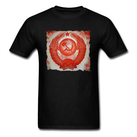 Buy Russia Soviet Cccp Tshirts Hammer Sickle Communism Red Revolution