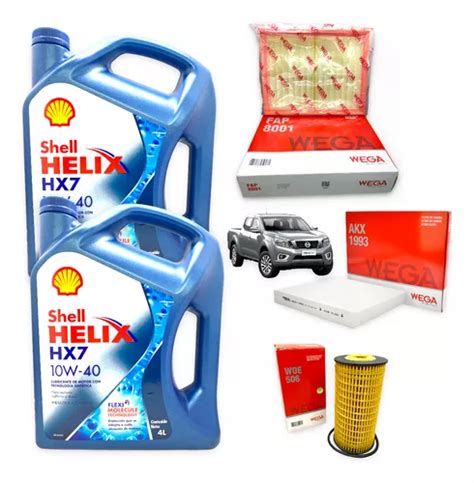 Kit Service Aceite Shell Filtros Nissan Frontier Np