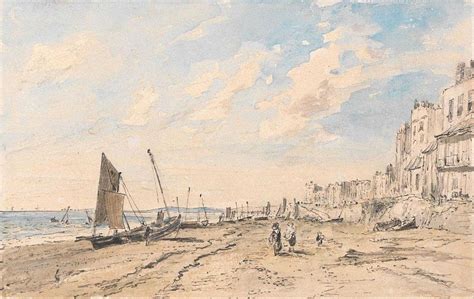 Brighton Beach Looking West John Constable Painting by Celestial Images ...