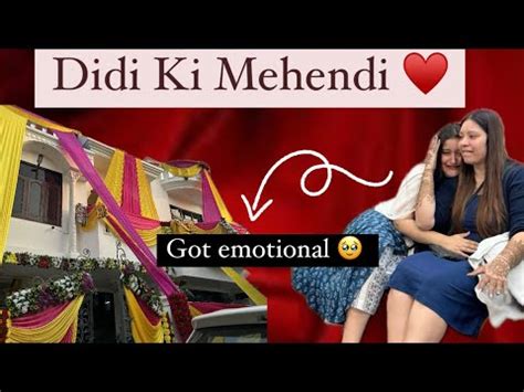 Mehendi DayDidi Ki Shadi Trending Youtube Youtubeindia Vlog