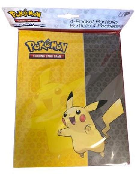 Pikachu 4 Pocket Portfolio Cardgameshop