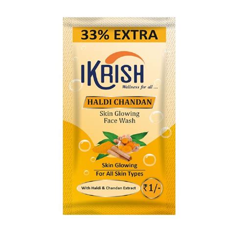 Ikrish Yellow Ml Haldi Chandan Skin Glowing Face Wash Gel At Best