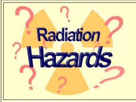 Radiation hazards | PPTX