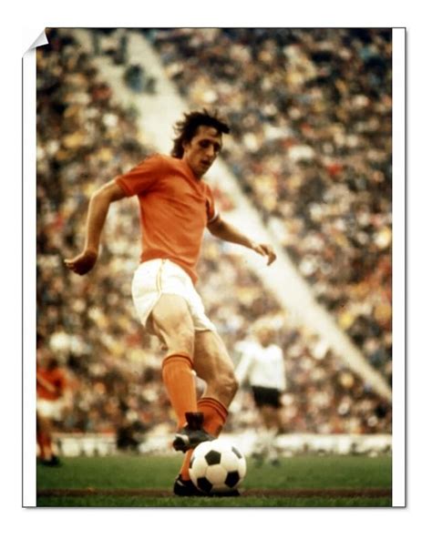 Print Of Johan Cruyff July 1974 FIFA World Cup Final 1974 West Germany