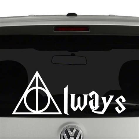 Harry Potter Deathly Hollows Always Vinyl Decal Sticker