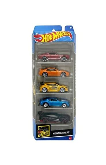 Hot Wheels Beşli Regular Araba Seti Nightburnerz HTV43