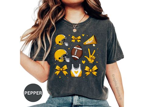 Football Cheer Shirt Coquette Football Shirt Womens Football Tshirts