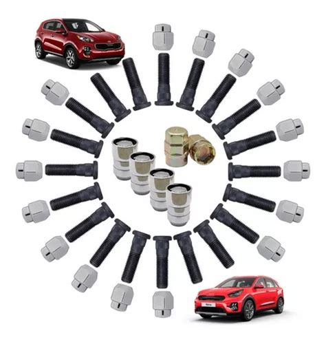 Kit Tuercas Birlos Seguros Para Rin Kia Sportage 2018 Envío gratis