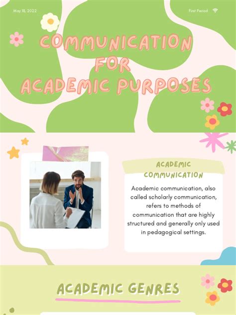 Communication For Academic Purposes Pdf Evaluation Communication