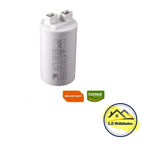 Capacitor Motor 45mf 250v Original 326066187 W10883000 Shopee Brasil