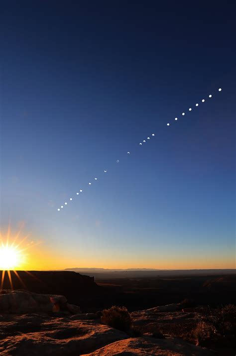 The 2023 annular solar eclipse sequence... — GEOPHOTOSCAPES