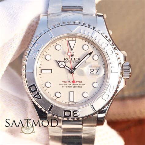 Rolex Yacht Master 3135 Beyaz Kadran Clone ETA Saatmod