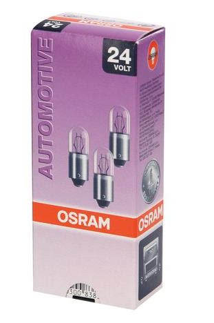 AMPOULE OSRAM Temoin T4W BA9S 4W 24V