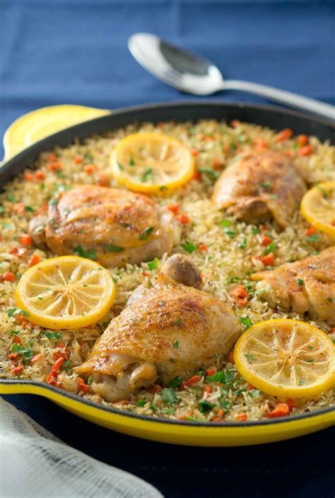 One Skillet Mediterranean Chicken And Rice Delicious Meets Healthy