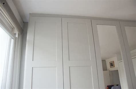 Sprayed Fitted Shaker Style Wardrobe Maida Vale London