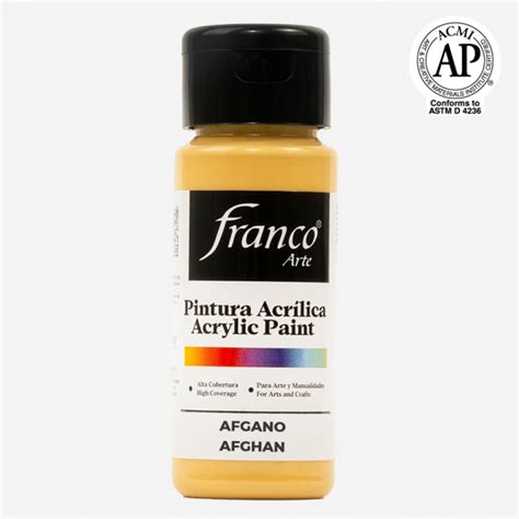 Pintura Acrílica Afgano Franco Química