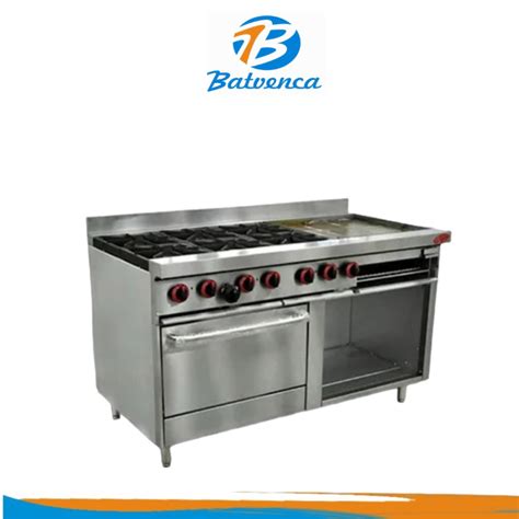 Cocina Industrial Hornillas Multiples Funciones Ac Inox Iboia Mod