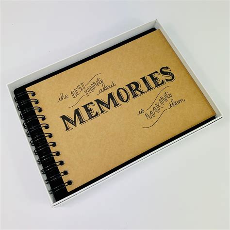 The Best Thing About Memories Is Making Them Photo Album Scrapbook