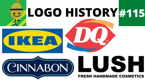 Logo History 115 IKEA Lush Cinnabon And Dairy Queen YouTube