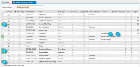 创建和管理字段ArcGIS Pro 文档