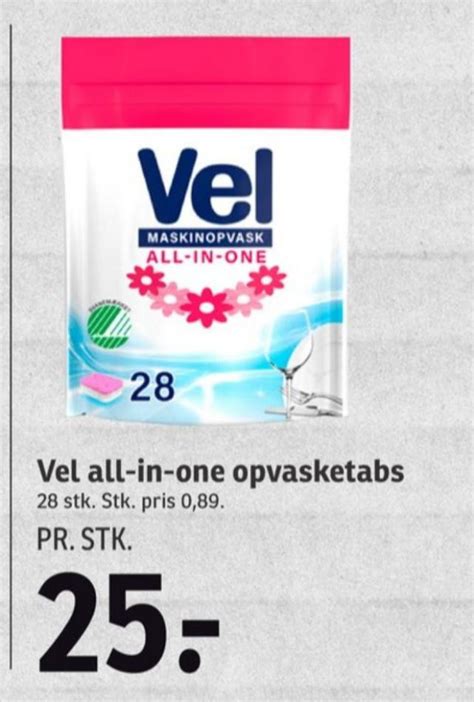 Vel Maskinopvask Tabs Spar September Alle Tilbudsavis