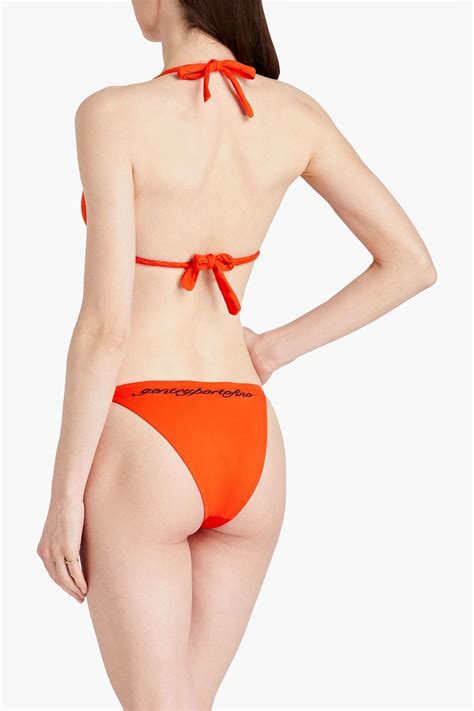 Gentryportofino Triangle Bikini Top The Outnet