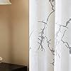 Amazon Top Finel White Sheer Curtains Inches Long Grey